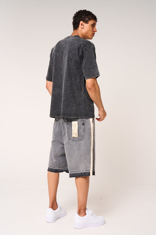 Rimini Graphic T Shirt Washed Black