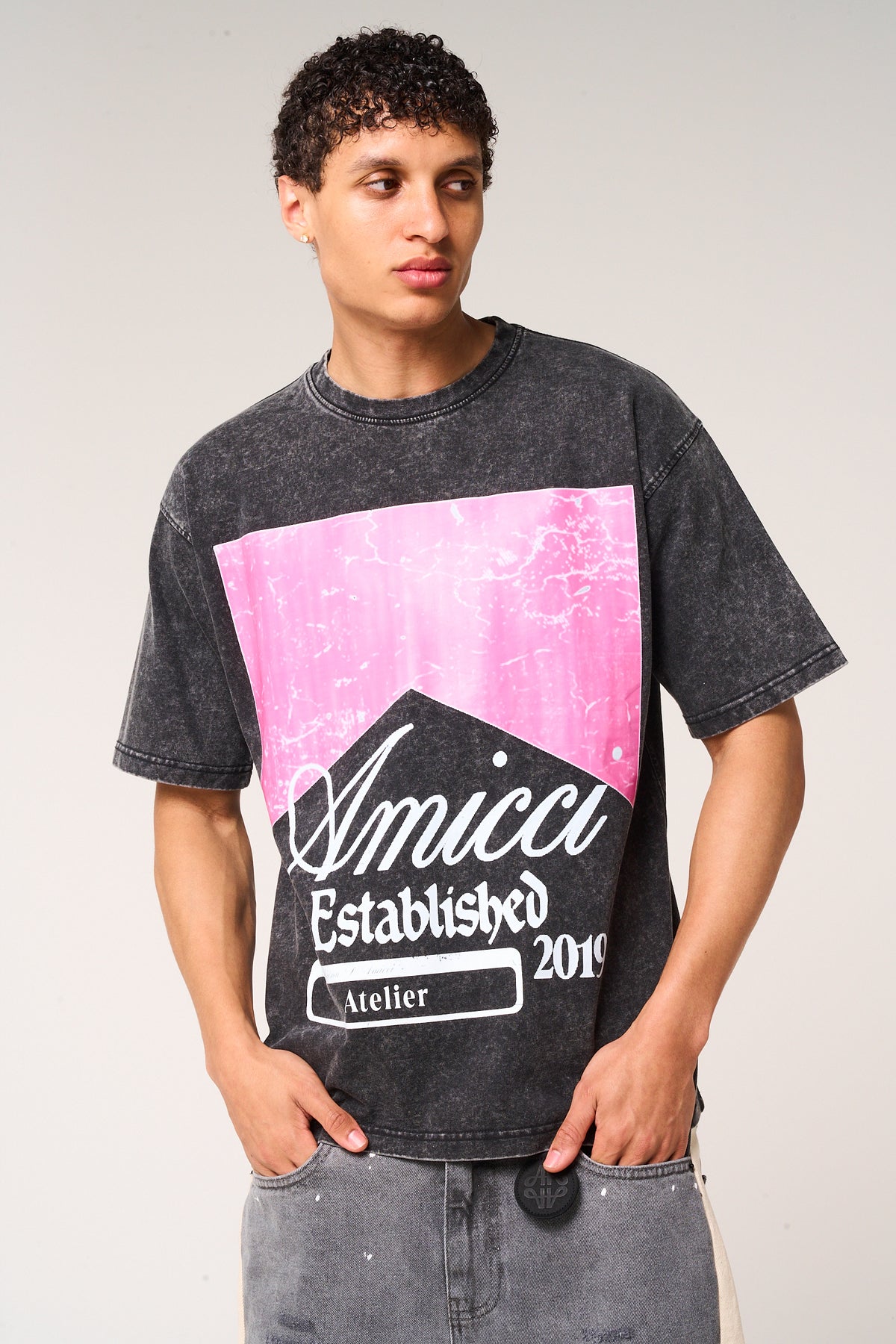 Rimini Graphic T Shirt Washed