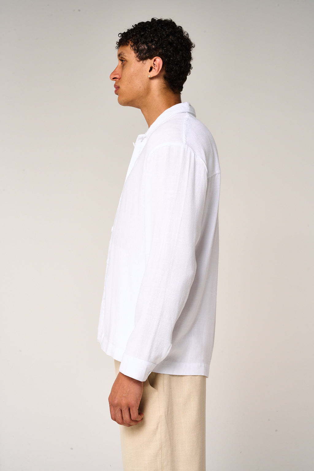 Vesper Linen Shirt White