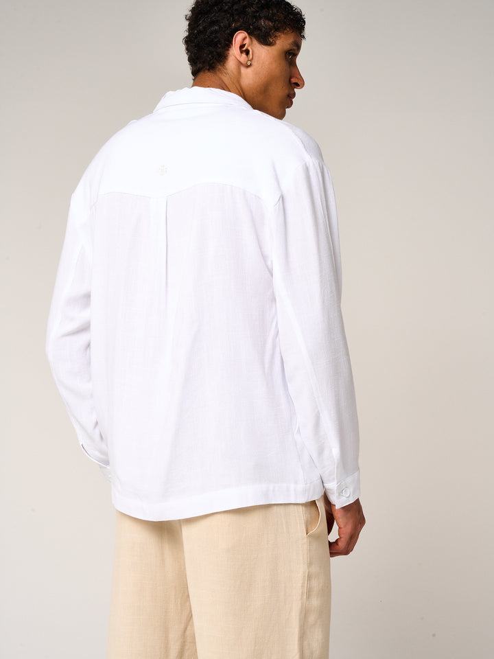 Vesper Linen Shirt White