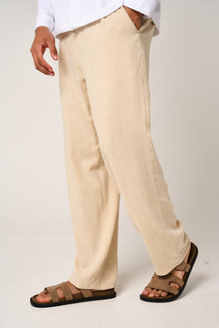 Vesper Linen Pants Beige