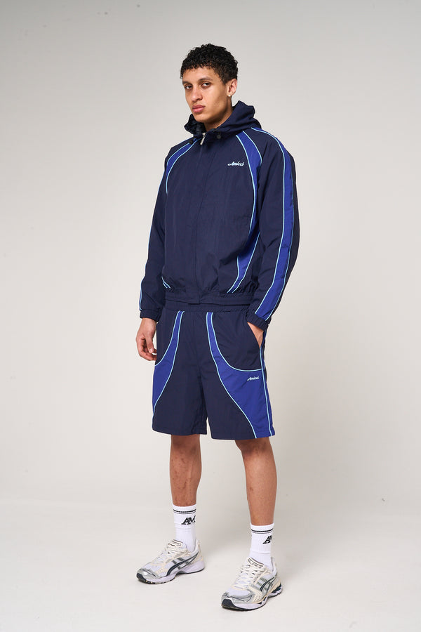 Placido Navy Shell Shorts