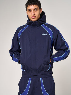 Placido Navy Shell Windbreaker