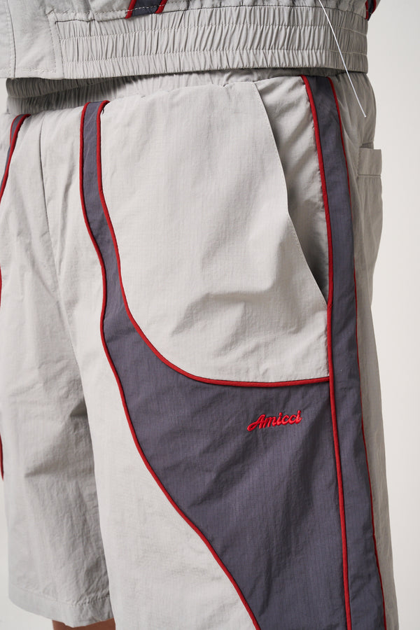 Placido Grey Shell Shorts