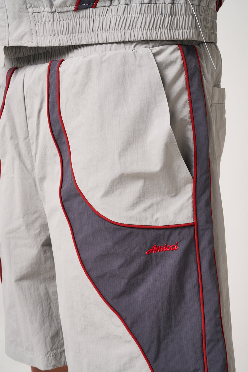 Placido Grey Shell Shorts