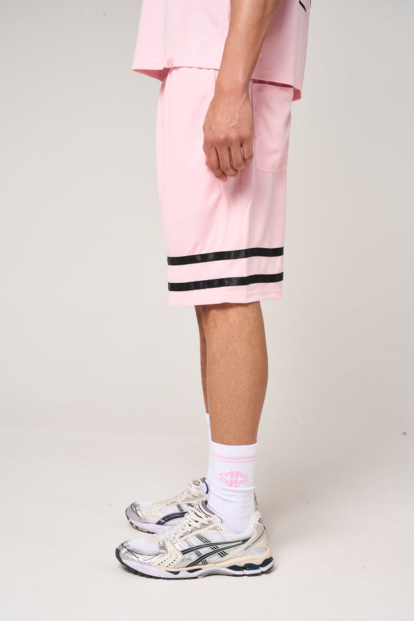 Bulevar Mesh Shorts Pink