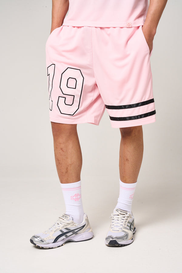Bulevar Mesh Shorts Pink