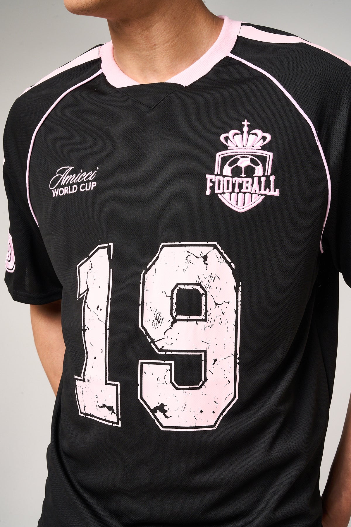 Miguel Football Jersey Black
