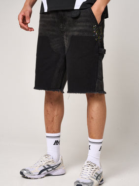 Allende Carpenter Denim Short Black