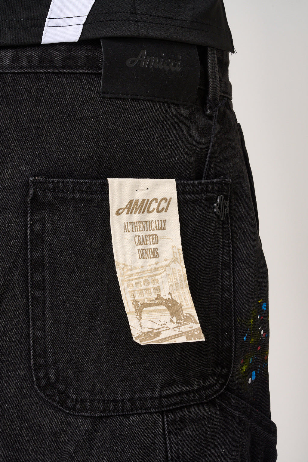 Allende Carpenter Denim Short Black