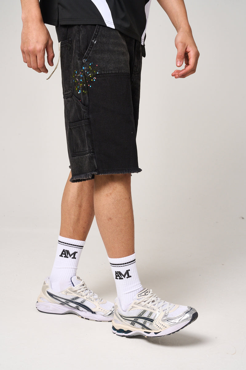 Allende Carpenter Denim Short Black