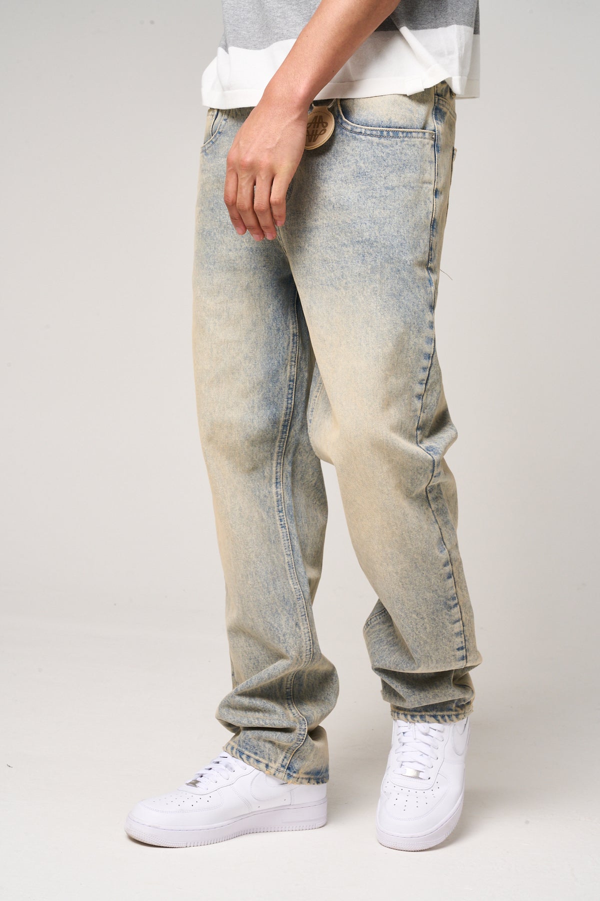 Lennox Tinted Blue Straight Jean