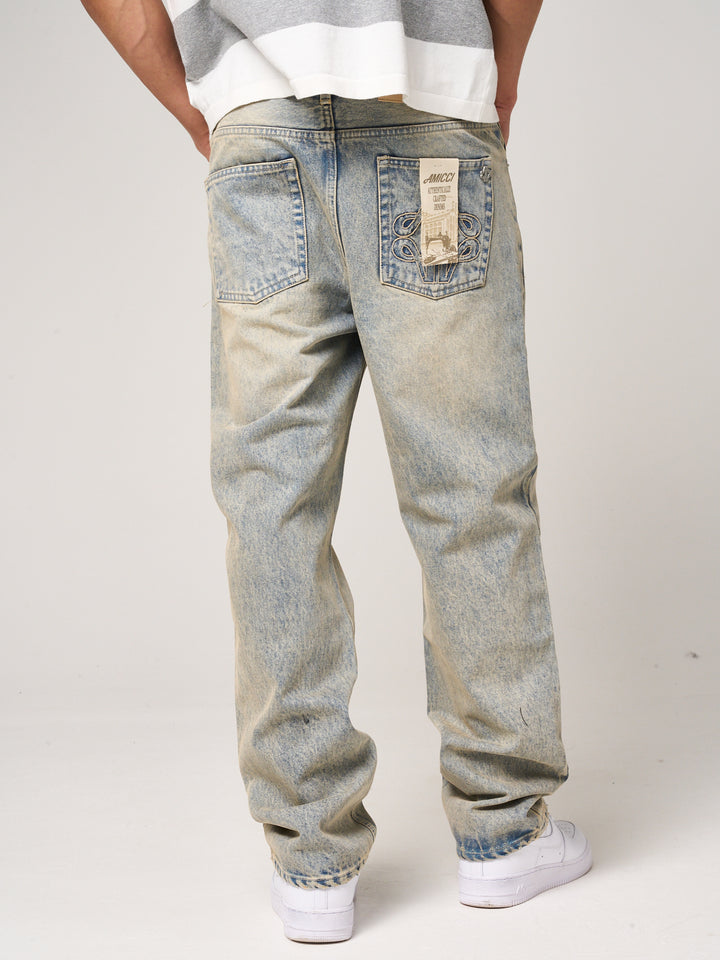 Lennox Lichtblauwe Rechte Jeans