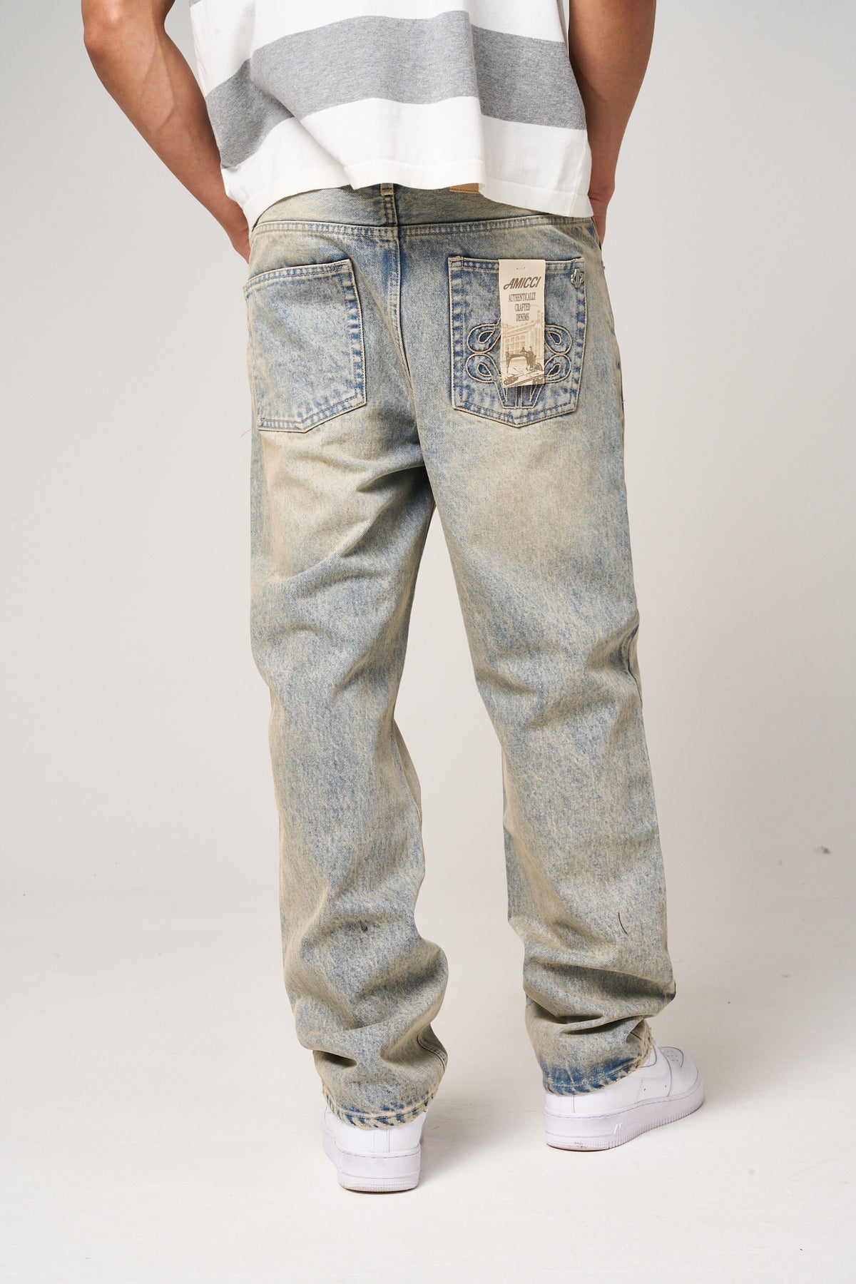 Lennox Tinted Blue Straight Jean