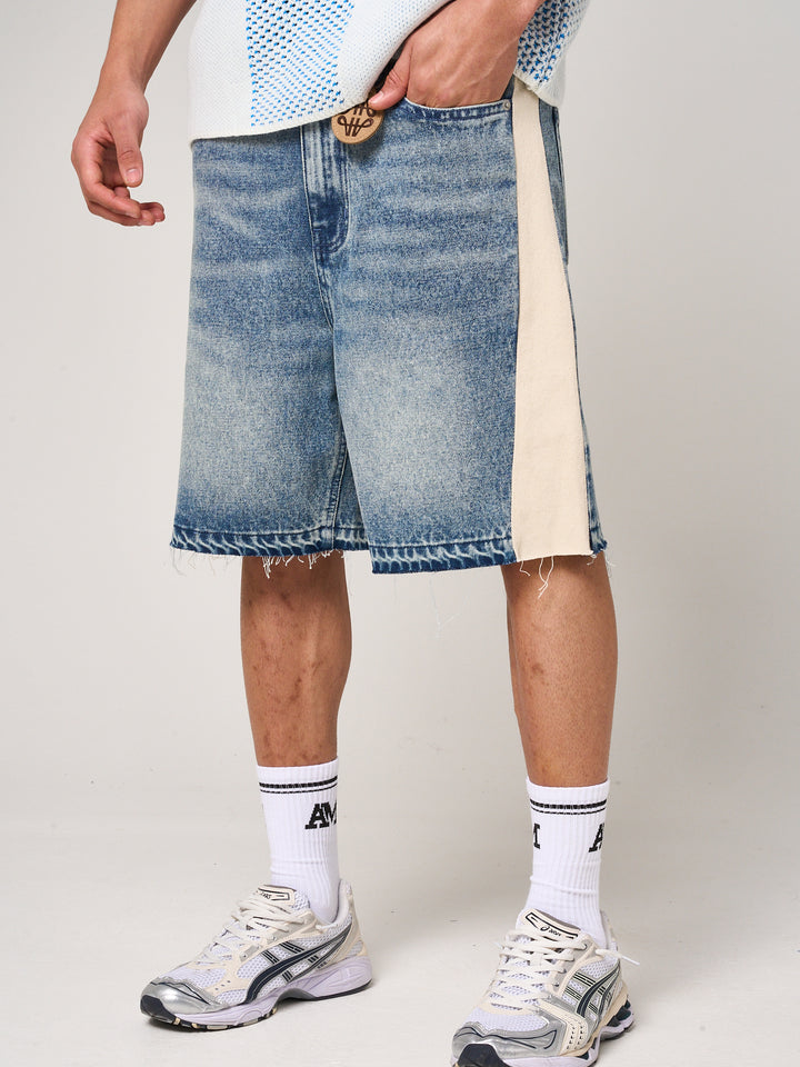 Maranello Mid Blue Denim Shorts