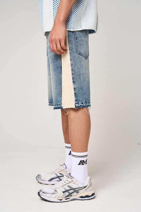Maranello Mid Blue Denim Shorts