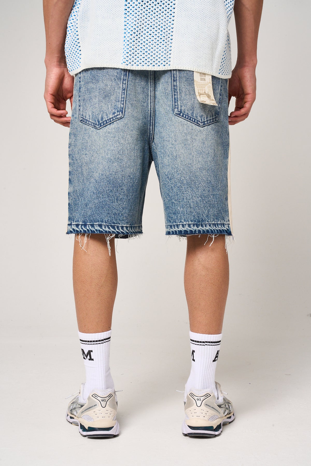Maranello Mid Blue Denim Shorts