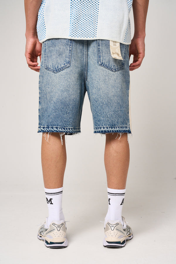 Maranello Mid Blue Denim Shorts