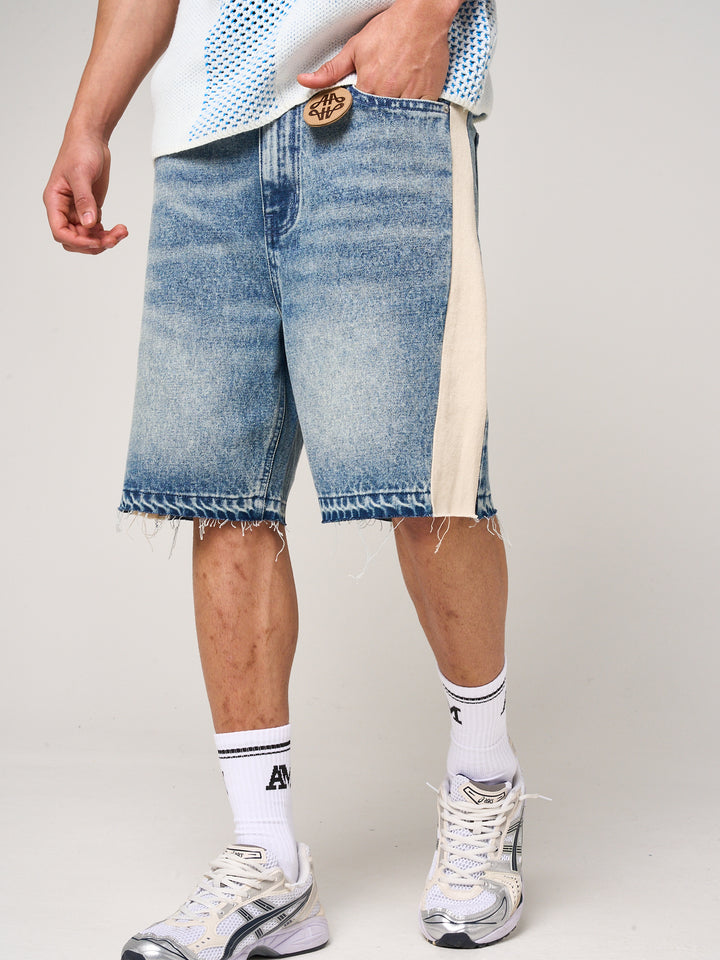 Maranello Mid Blue Denim Shorts