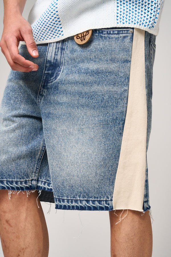 Maranello Mid Blue Denim Shorts