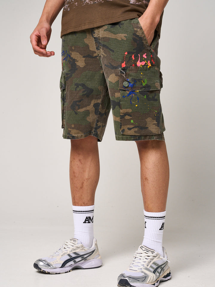Colonel Camo Cargo Shorts