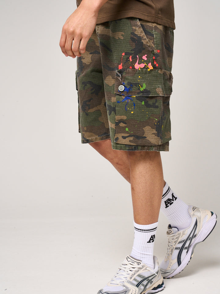 Colonel Camo Cargo Shorts