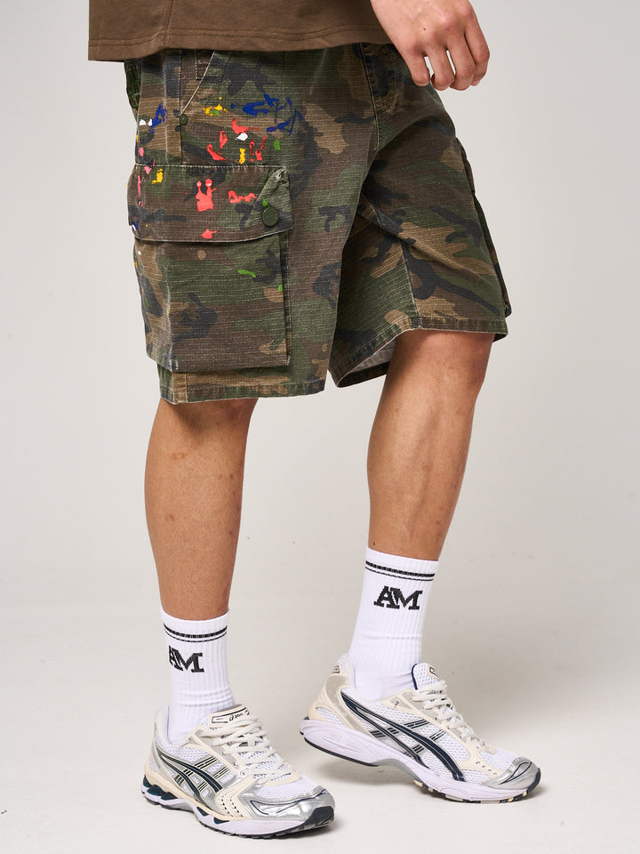 Colonel Camo Cargo Shorts