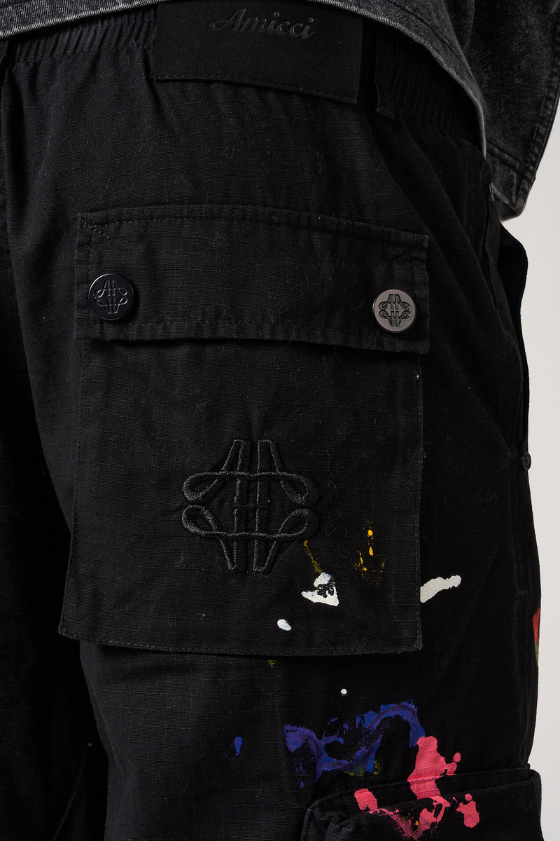 Colonel Cargo Pants Black