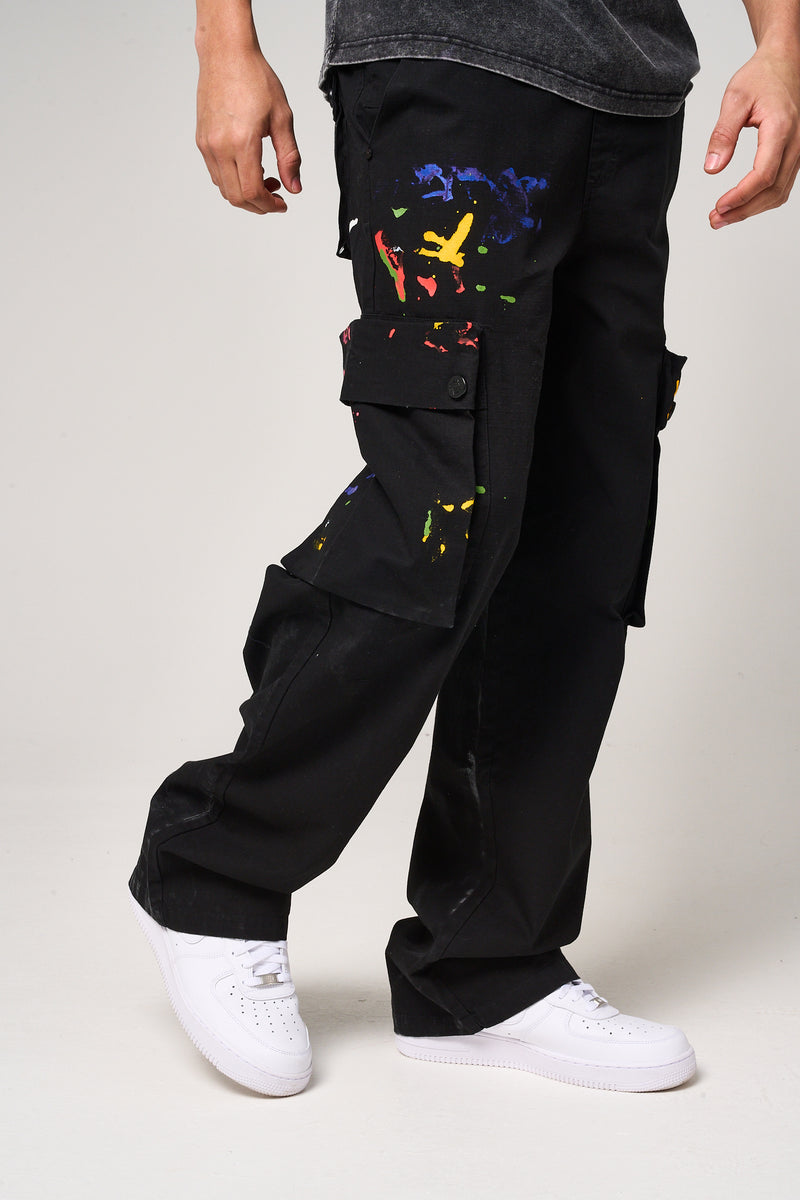 Colonel Cargo Pants Black