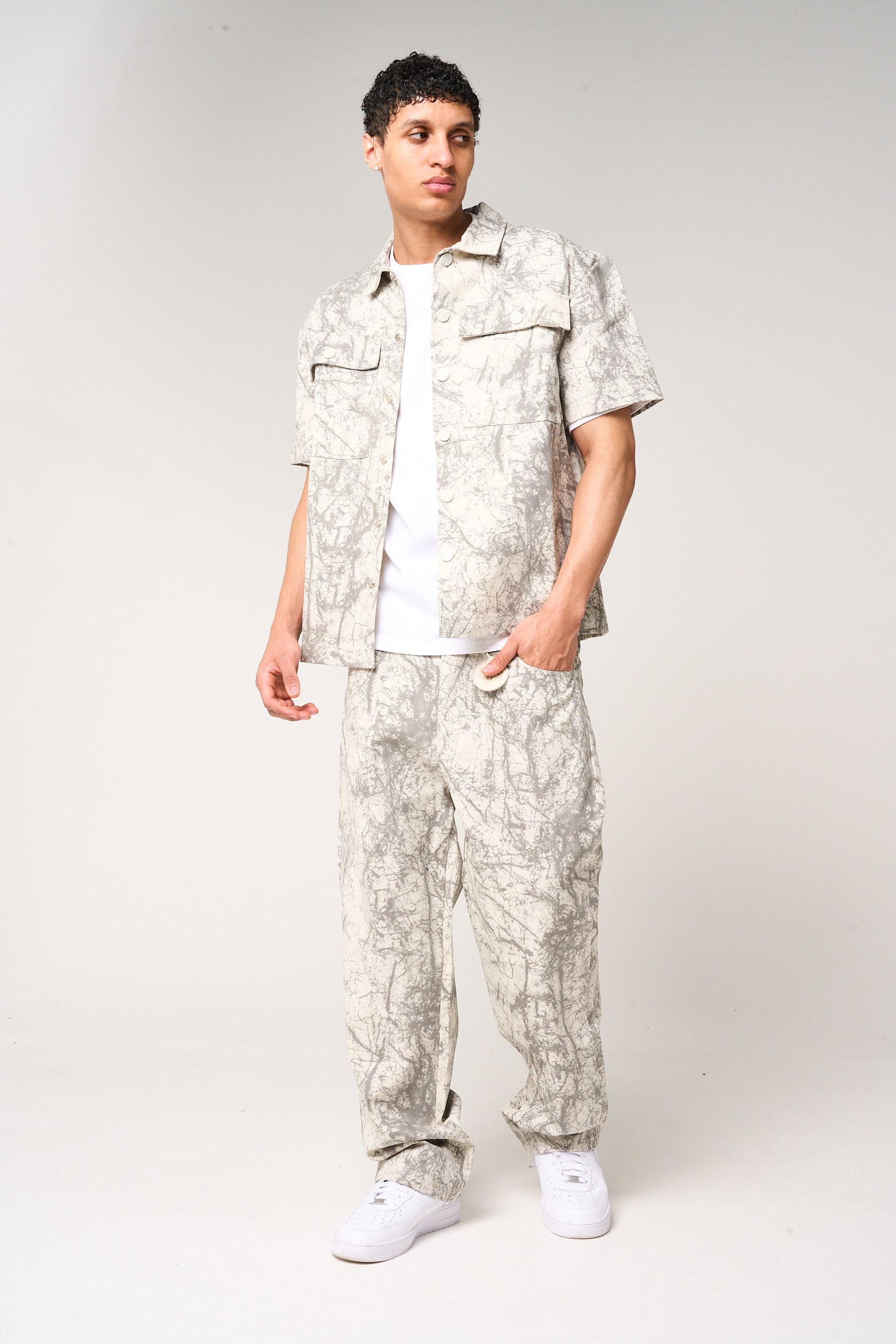Orazio Beige Camo Pants