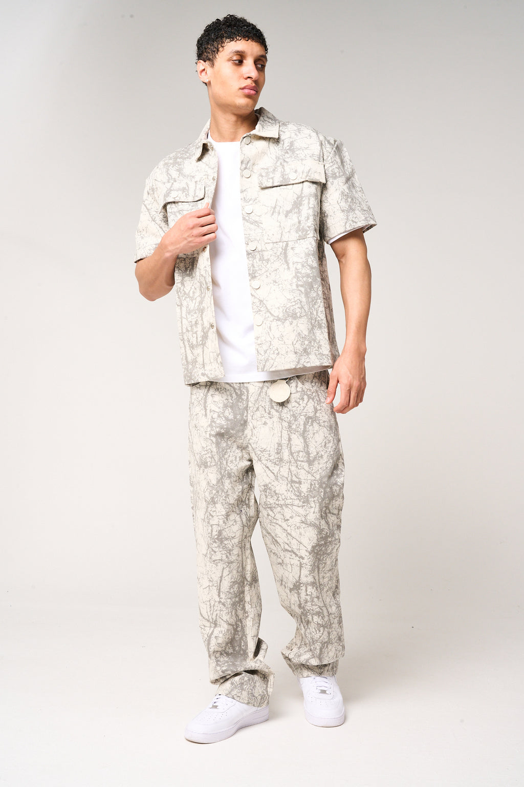 Orazio Camo Button Shirt