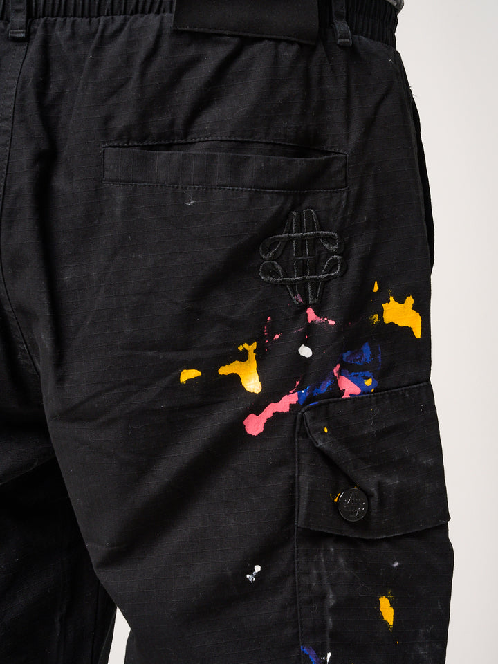 Colonel Cargo Shorts Black