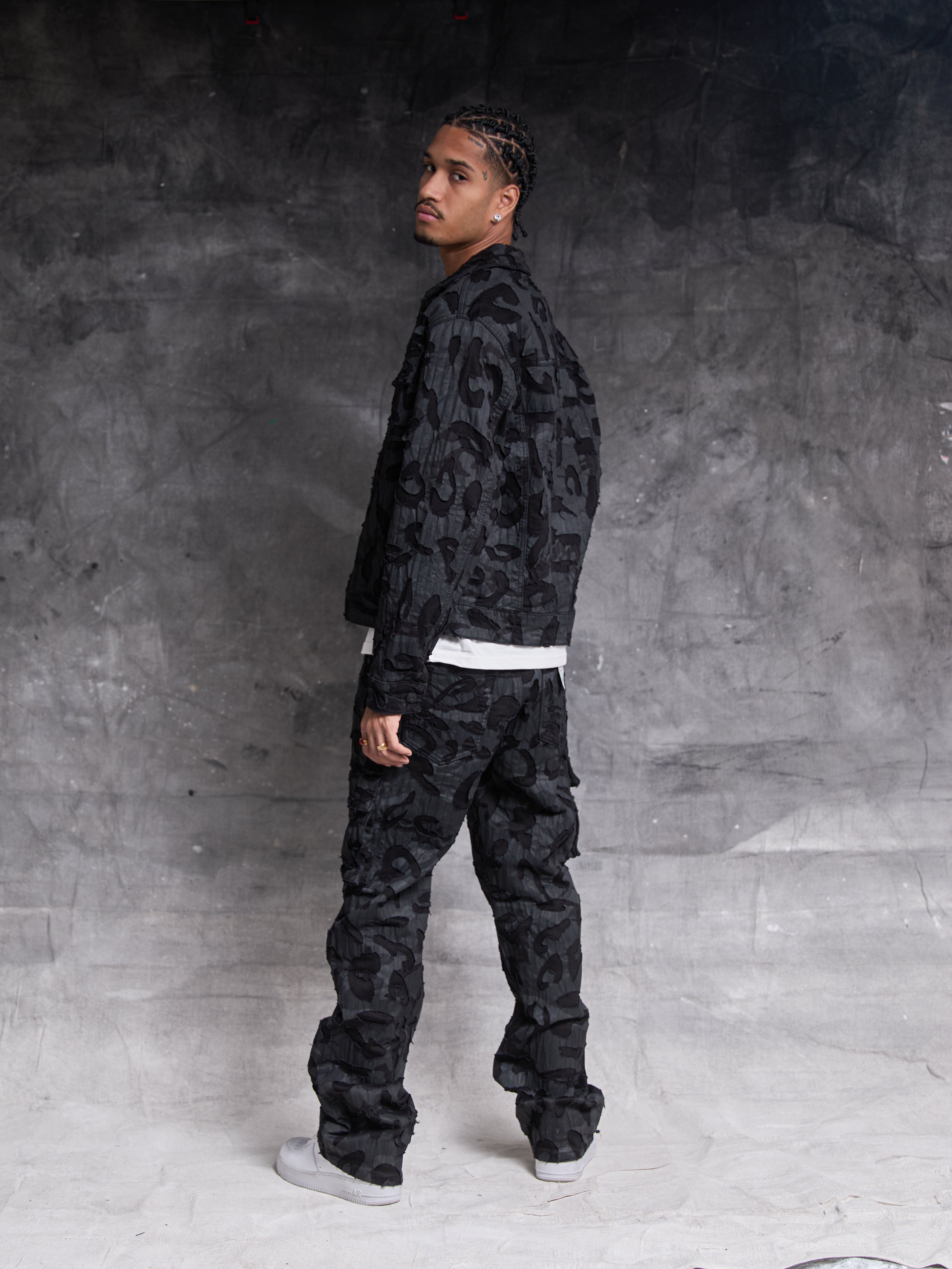 Geragio Schwarze Denim-Jeans