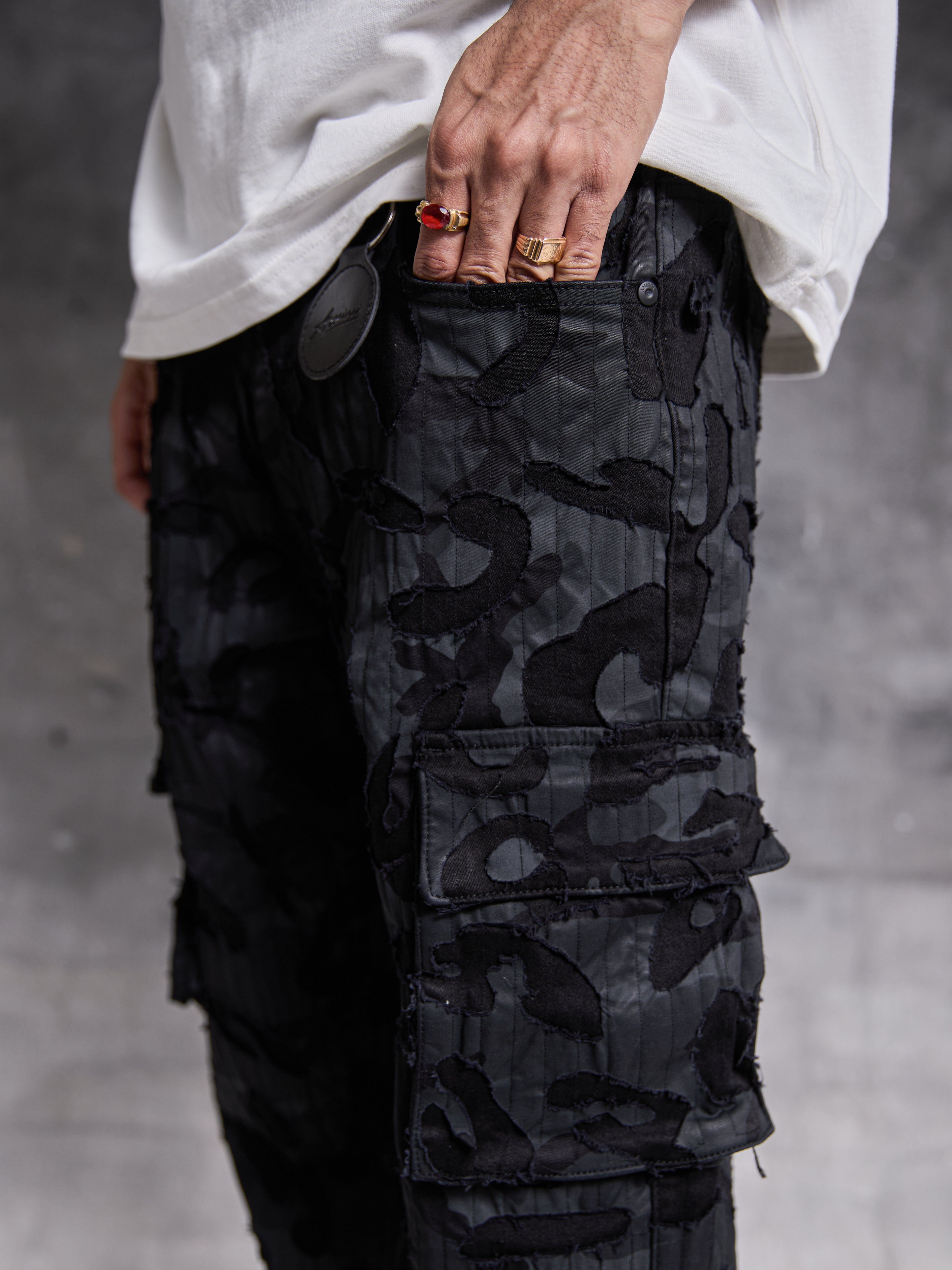 Geragio Schwarze Denim-Jeans