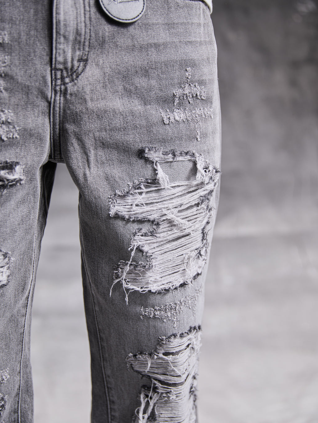 Sarrona Grey Washed Denim Jean