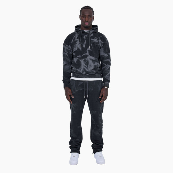 Rezaro Cool Grey Gewassen Hoodie