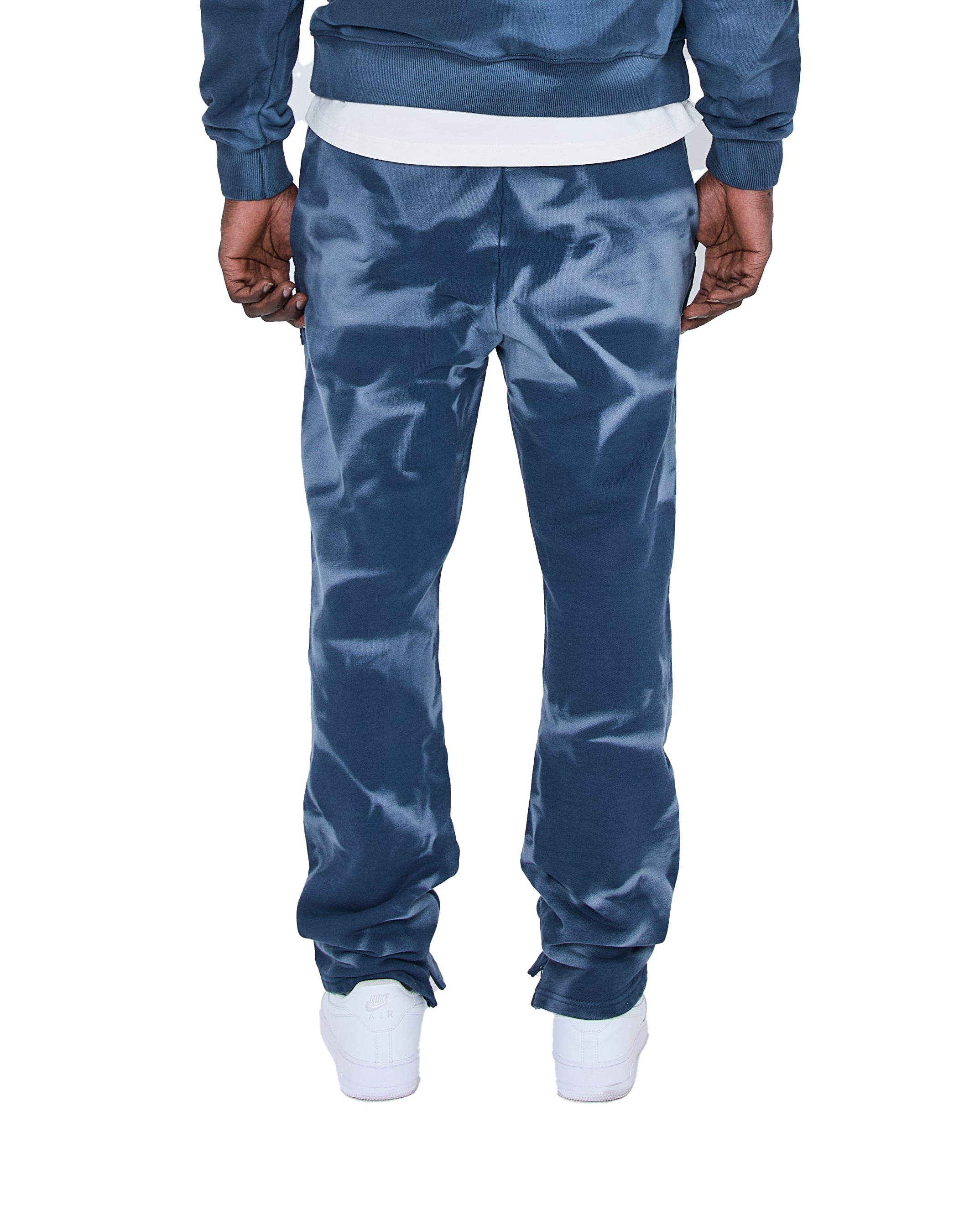Rezaro Gewassen Jogger Navy