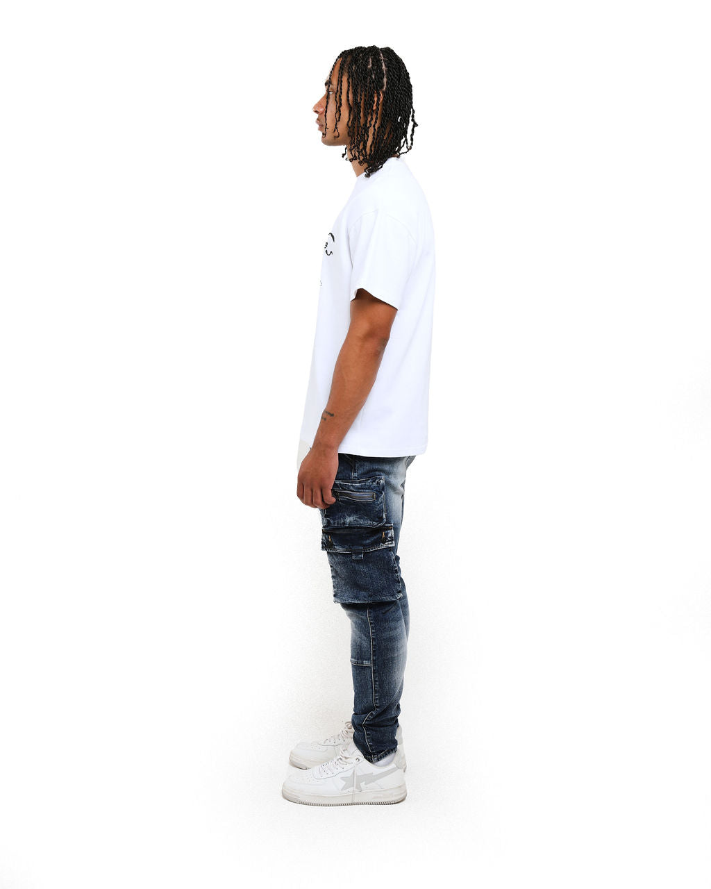 Jeans de carga Cassara azules