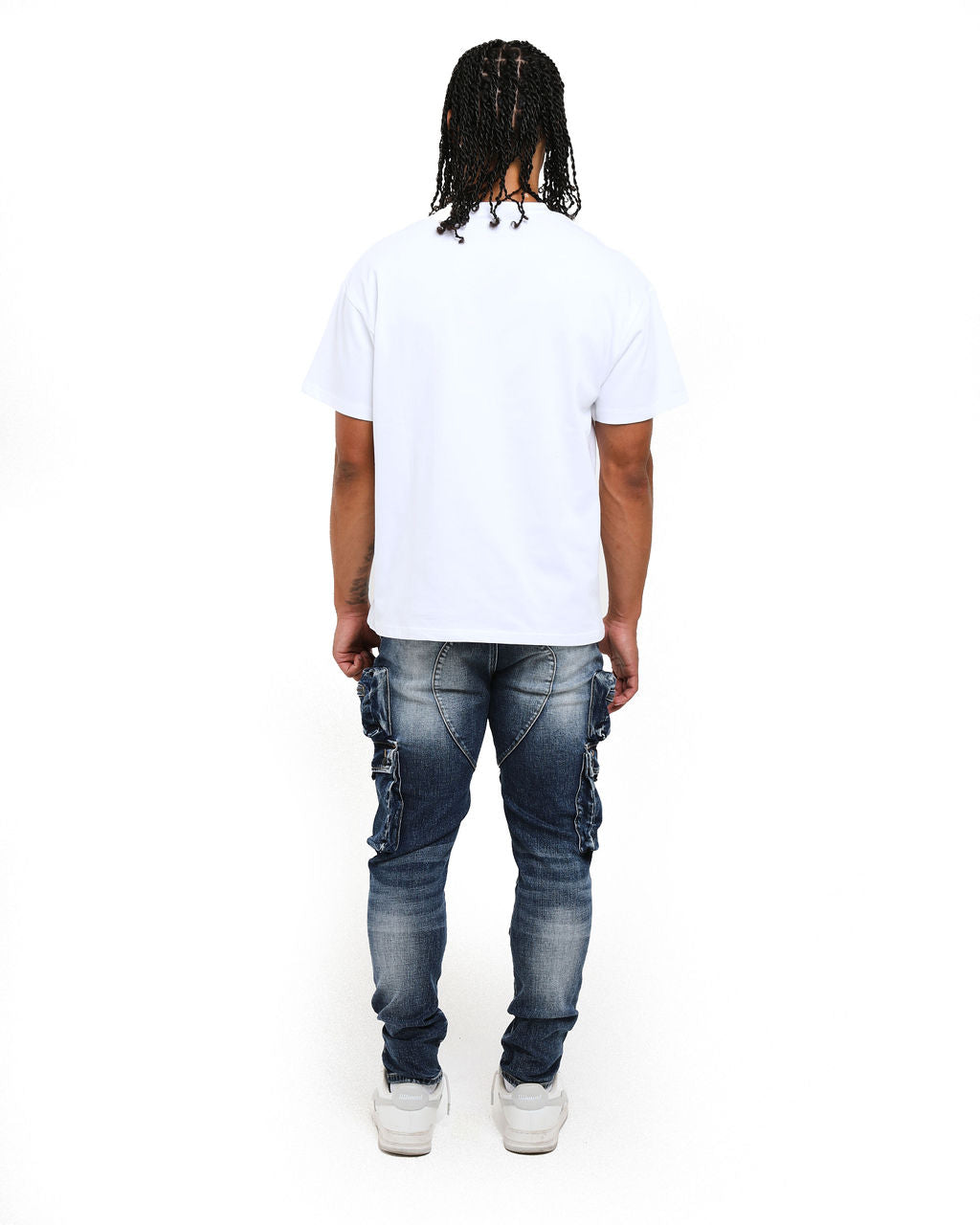 Jeans de carga Cassara azules