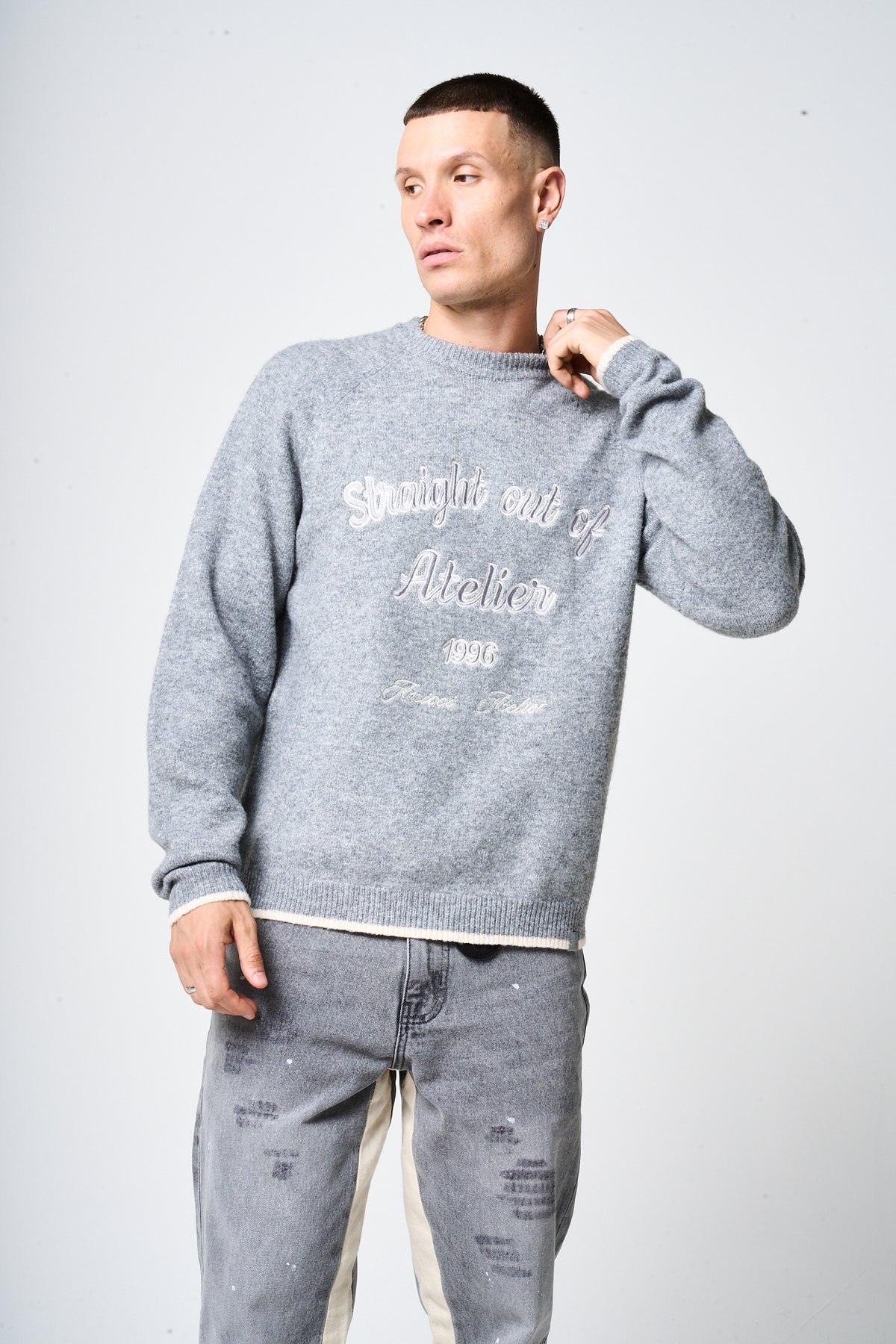 Savona Logo Knitted Sweatshirt