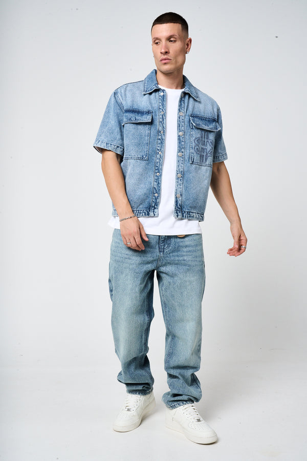 Keshi Denim Shirt Zwart
