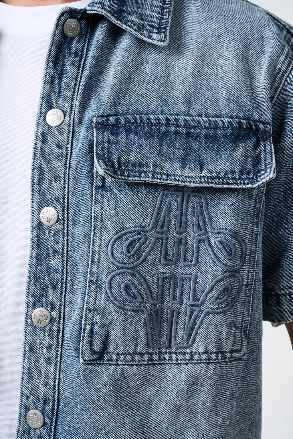 Keshi Denim Shirt Zwart