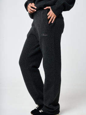 Dexter Charcoal Knitted Joggers