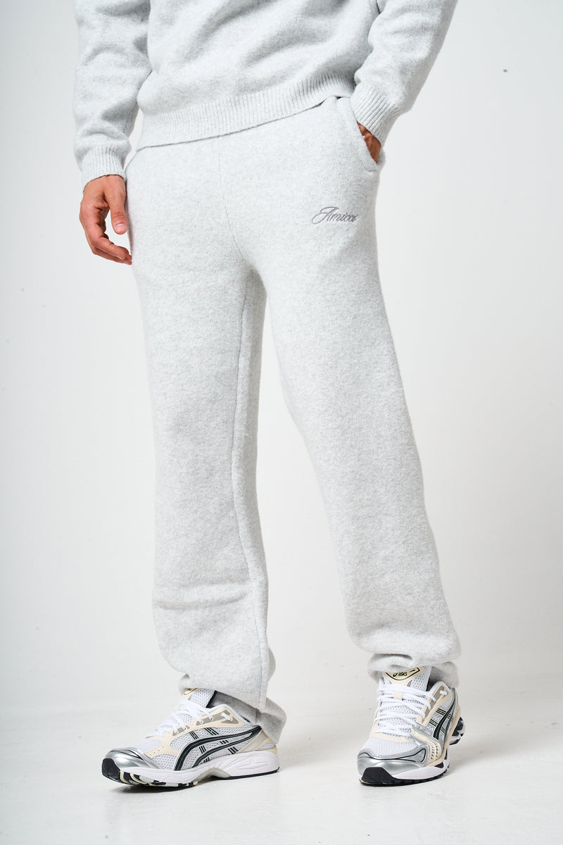 Dexter Grey Knitted Joggers