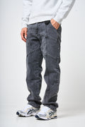 Larrea Grey Straight Fit Pattern Denim