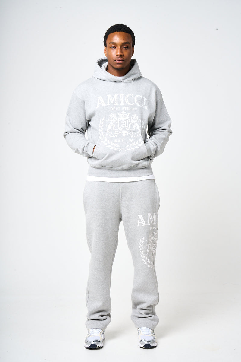 Napoli Grey Emblem Jogger
