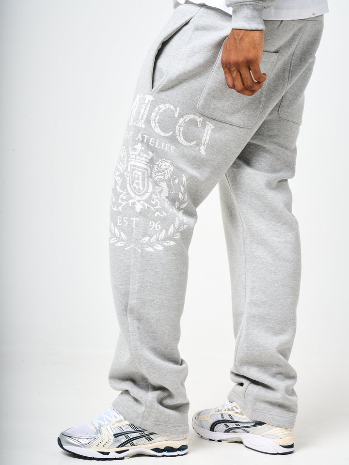 Napoli Grey Emblem Jogger