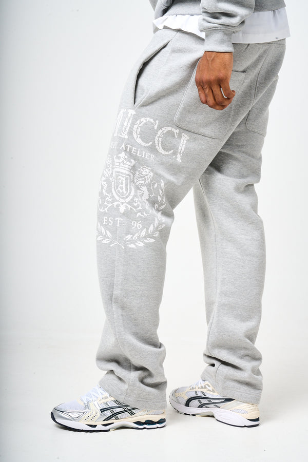 Napoli Grey Emblem Jogger
