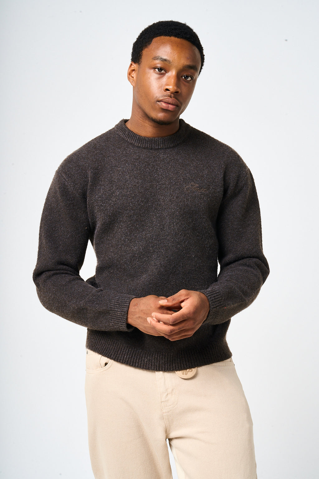 Dexter Grijs Gebreid Sweatshirt