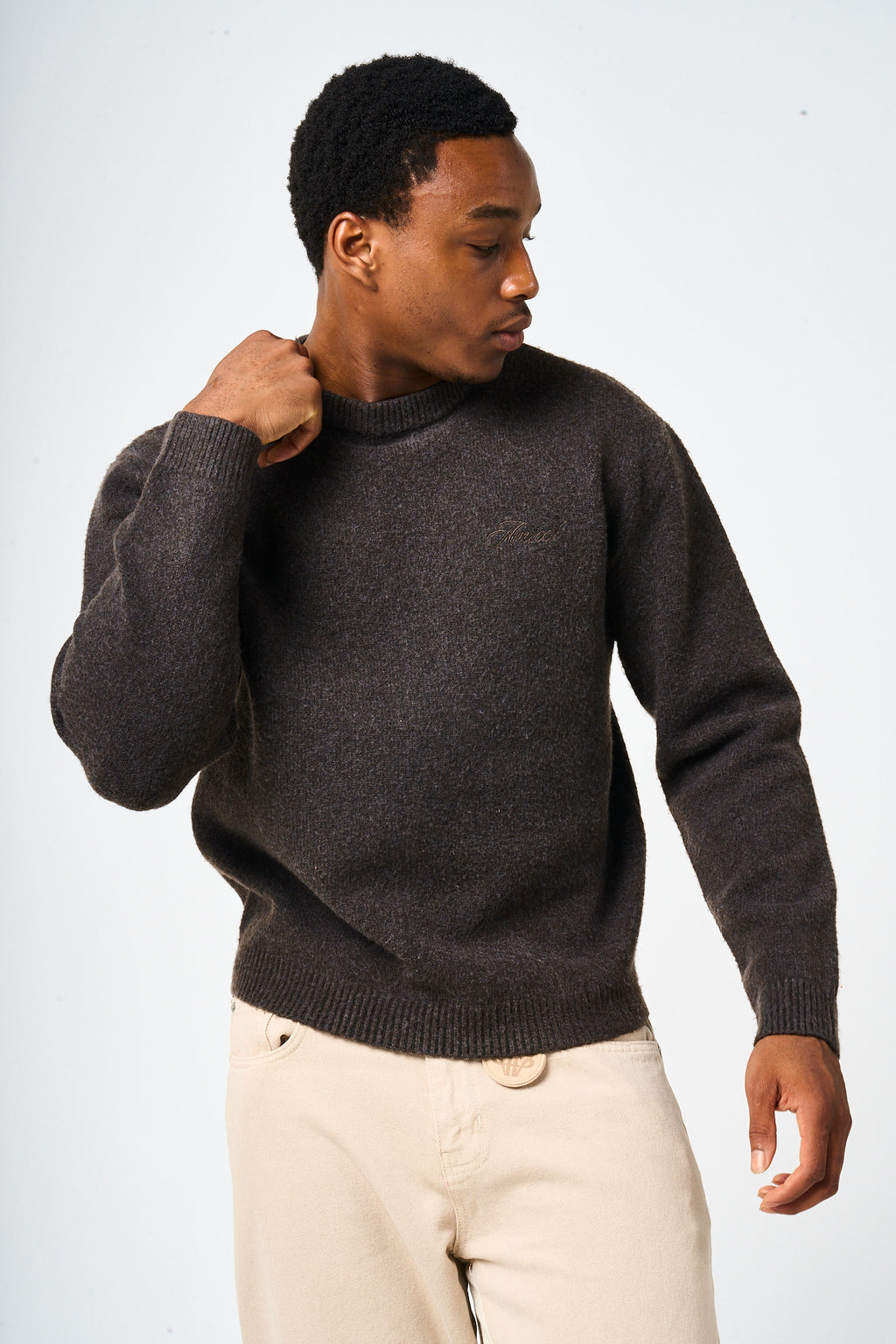 Dexter Grijs Gebreid Sweatshirt